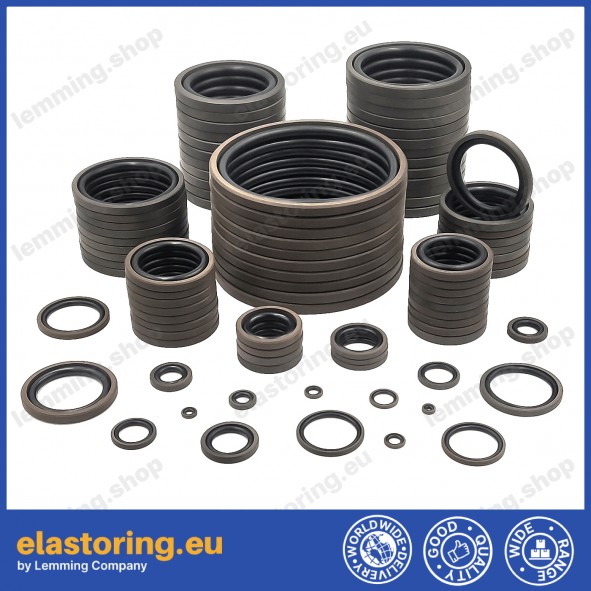 Piston seal K17 145x124x8,1 Piston seal K17 145x124x8,1