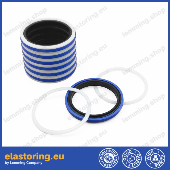 Piston seal 100x85x12,5 PDP PU+NBR+POM Piston seal 100x85x12,5 PDP PU+NBR+POM