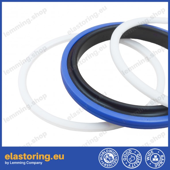 Piston seal 100x85x12,5 PDP PU+NBR+POM Piston seal 100x85x12,5 PDP PU+NBR+POM