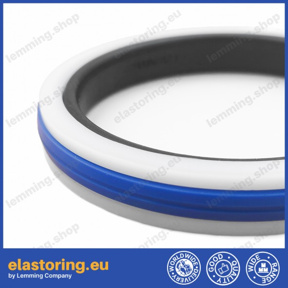 Piston seal 100x85x12,5 PDP PU+NBR+POM Piston seal 100x85x12,5 PDP PU+NBR+POM
