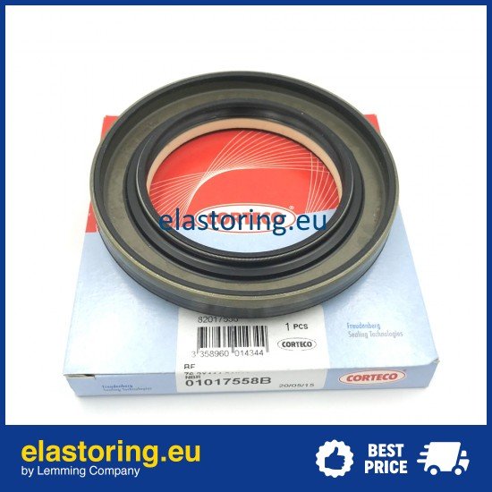 Wheel hub oil seal 76,2x114,24x12/17,5 RWDR-KOMBI