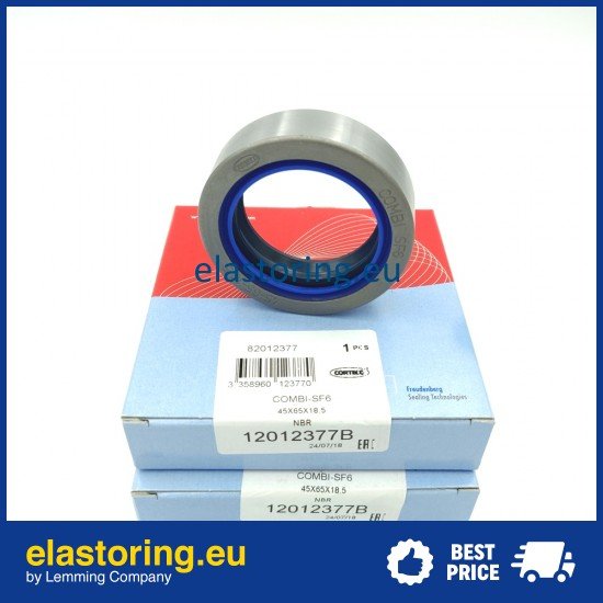 Wheel hub oil seal 45x65x18,5 COMBI SF6 NBR