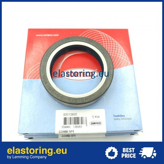 Wheel hub oil seal 56x75x16,5 COMBI SF6 NBR