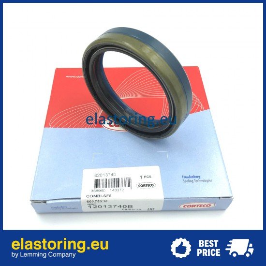 Wheel hub oil seal 60x75x16 COMBI SF8 NBR