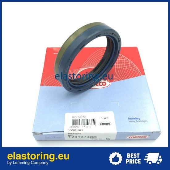 Wheel hub oil seal 60x75x16 COMBI SF8 NBR