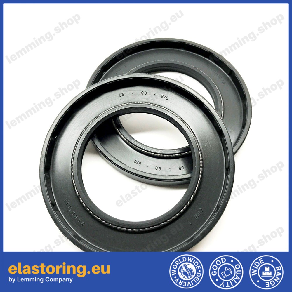 High pressure oil seal 55x90x8/6 BAHDSL1.5 NBR