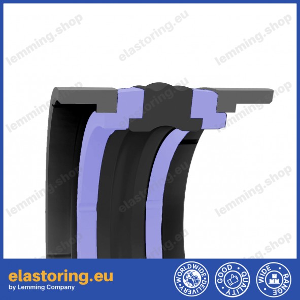 Piston seal KDSB 150x128x26,5 CX [2EKSDB65]