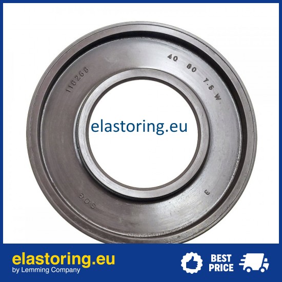 High pressure oil seal 40x80x7,5 BAHD FPM
