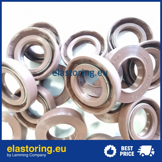 Pressure oil seal 20x35x7/7,5 BABSL FPM