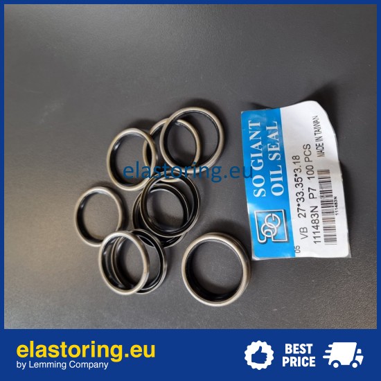 Oil seal 27x33,35x3,18 VB NBR