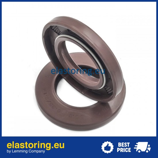 Pressure Oil Seal 28,58x50,8x6,35/7,14 BABSL FPM