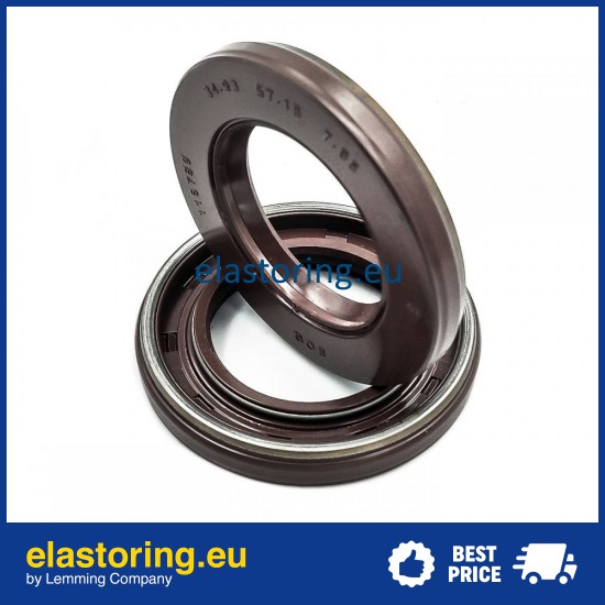 Oil seal 34,92x57,15x7,95 TCNY FPM