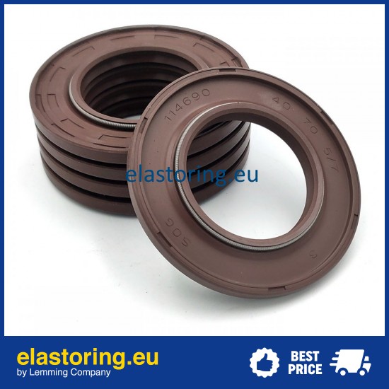 Oil seal 40x70x5/7 TCV FPM