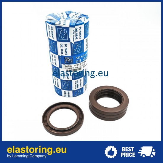 Oil seal 55x80x8 TCN FPM