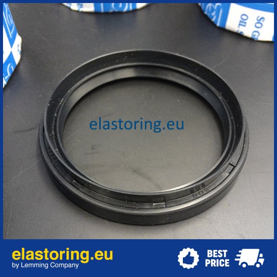 Oil seal 65x80x8/14 TC9 NBR