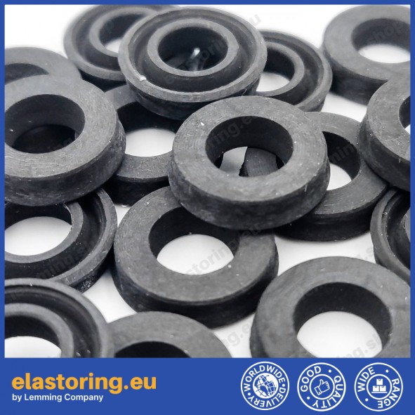 Piston seal K1 10x17x4,5 NBR