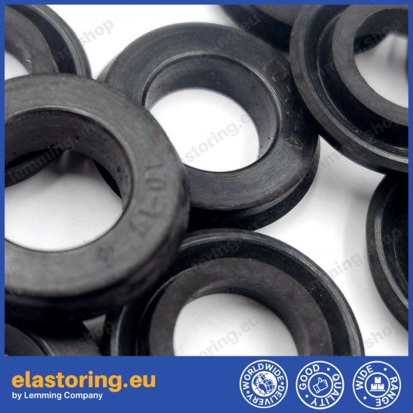 Piston seal GDEM 17x10x4 NBR