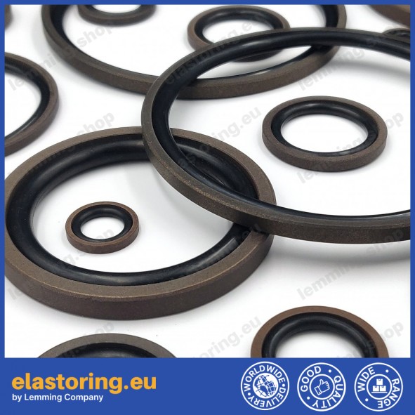 Piston seal K17 145x124x8,1 Piston seal K17 145x124x8,1