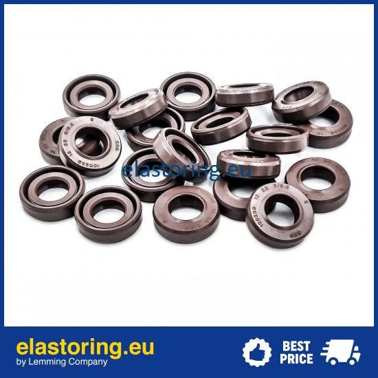 Pressure Oil Seal 12x22x6/6,5 BABSL FPM