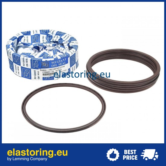 Pressure Oil Seal 150x164x5/5,5 BABSL FPM