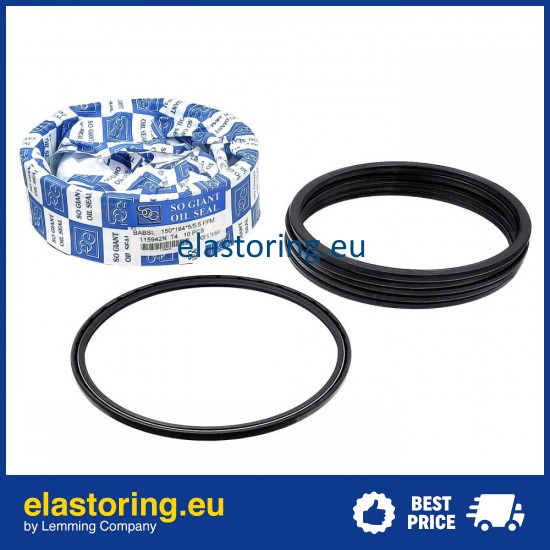 Pressure Oil Seal 150x164x5/5,5 BABSL NBR