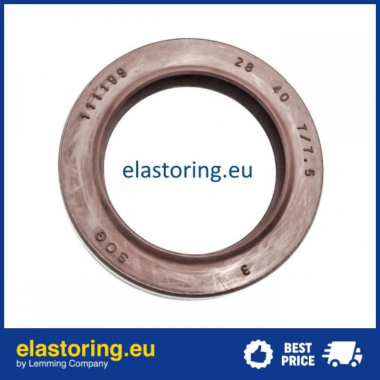 Pressure oil seal 28x40x7/7,5 BABSL FPM
