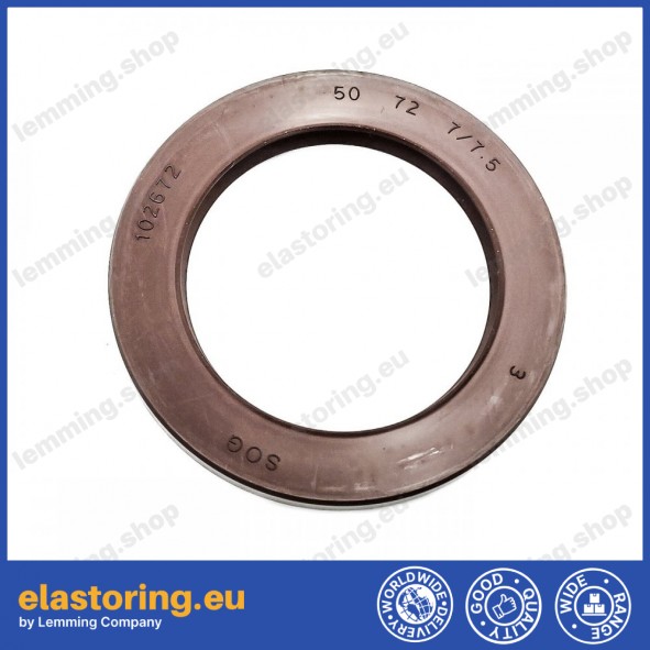 Pressure oil seal 50x72x7/7,5 BABSL FPM Pressure oil seal 50x72x7/7,5 BABSL FPM