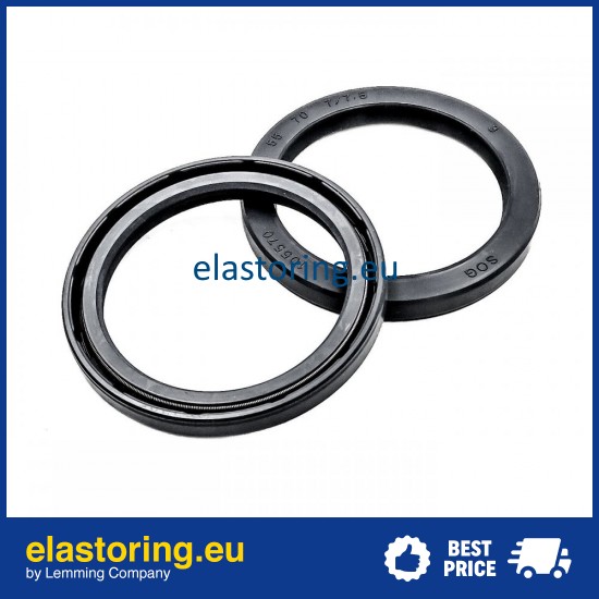 Pressure oil seal 55x70x7/7,5 BABSL NBR