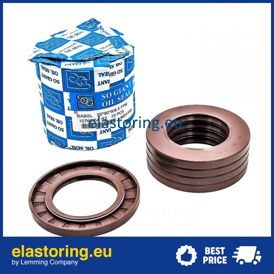 Pressure Oil Seal 55x90x8/8,5 BABSL FPM