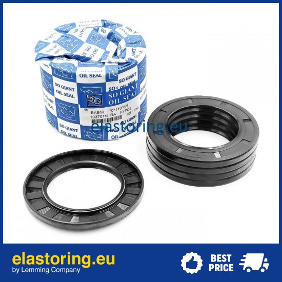 Pressure Oil Seal 70x110x8/9 BABSL NBR