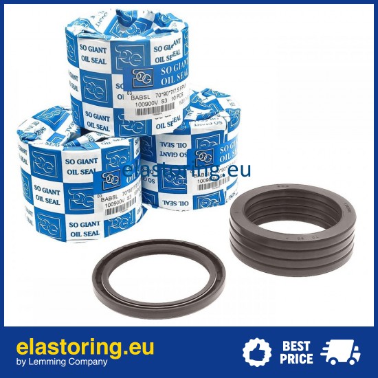 Pressure Oil Seal 70x90x7/7,5 BABSL FPM