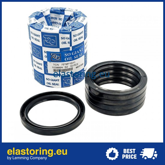 Pressure Oil Seal 75x95x10/11 BABSL NBR