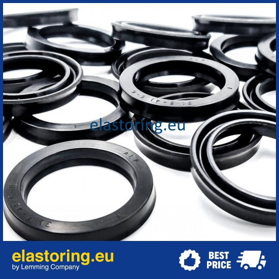 Rod-piston seal A101 4x10x4  NBR