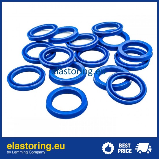 Rod-piston seal 6x12x4 A101 PU