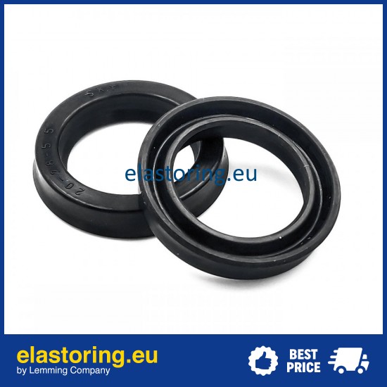 Rod seal 20x28x5,5 A151 NBR