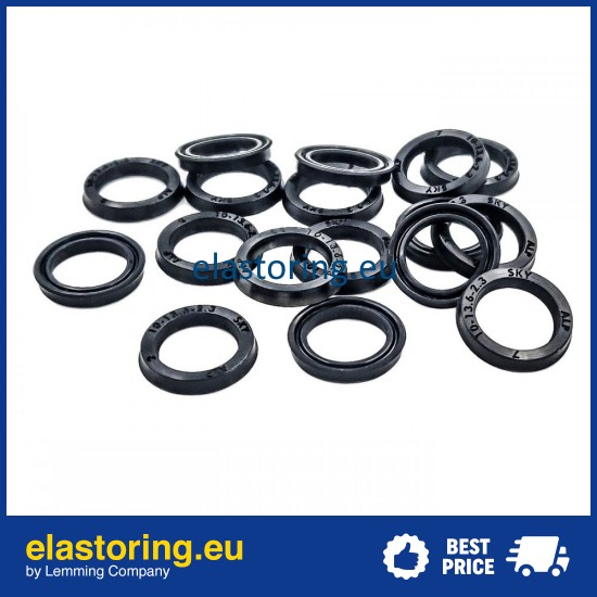 Rod seal A151 10x13,6x2,3 NBR