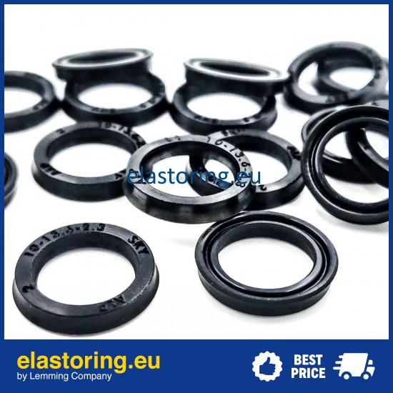 Rod seal A151 10x13,6x2,3 NBR