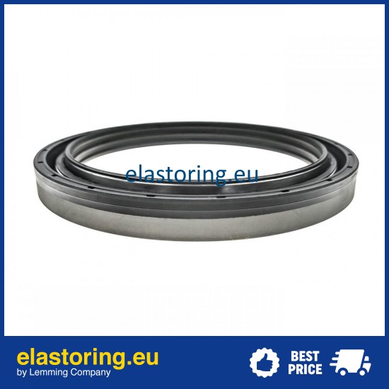 Wheel hub oil seal 127x160x15,5/17,5 RWDR NBR