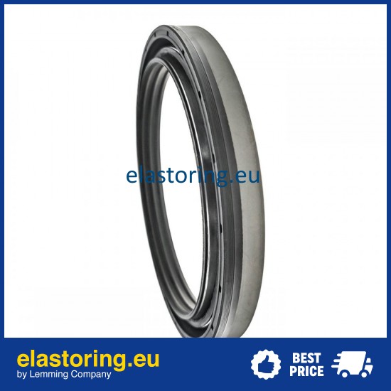 Wheel hub oil seal 127x160x15,5/17,5 RWDR NBR