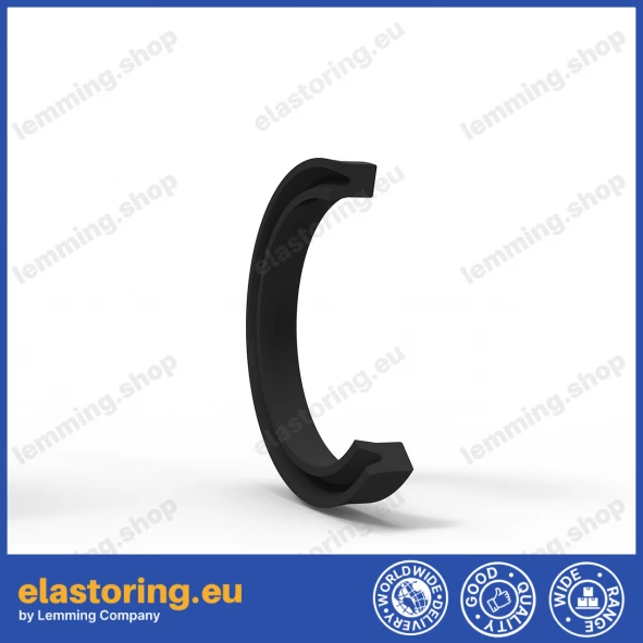 Rod-Piston seal K95 12x20x5,5 NBR