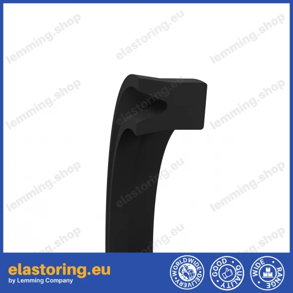 Rod-Piston seal K95 12x20x5,5 NBR