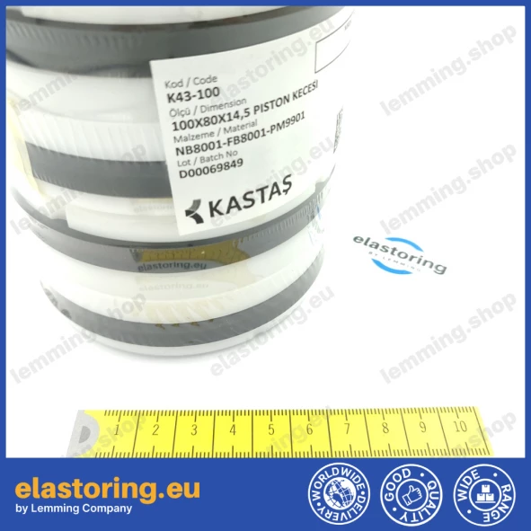 Piston seal K43 80x60x14,5x6,35 Piston seal K43 80x60x14,5x6,35