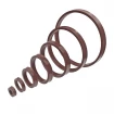 Rod seal K22 12x22x5 FKM