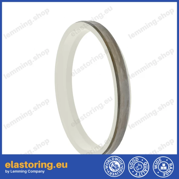 Wiper K07 90x100x7/10 PU+Stal IVORY