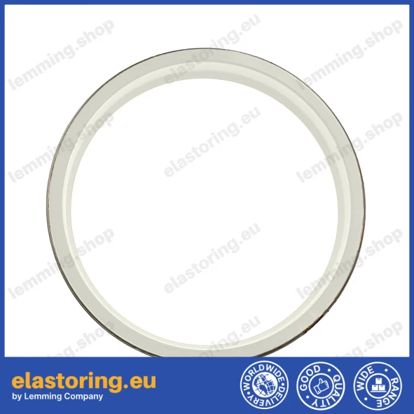 Wiper K07 90x100x7/10 PU+Stal IVORY