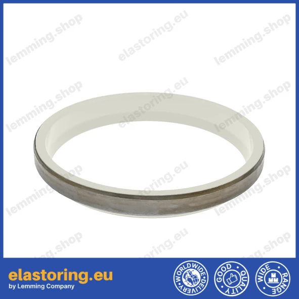 Wiper K07 90x100x7/10 PU+Stal IVORY