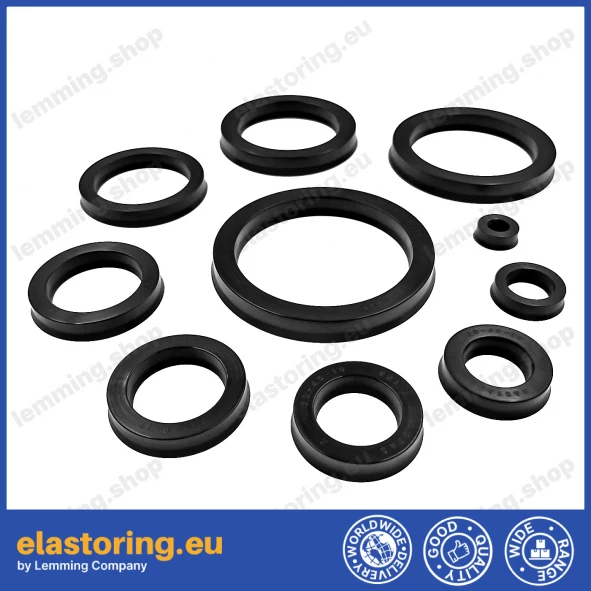 Rod-Piston seal K21 4,5x7,5x2,3