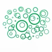 O-ring 3x1,5 FPM80 GREEN O-ring 3x1,5 FPM80 GREEN