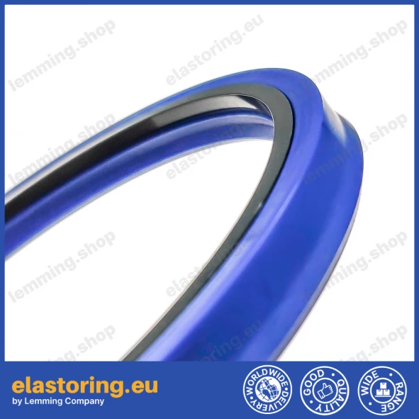 Rod seal 160x180x14,5 A152 PU/NBR/POM Rod seal 160x180x14,5 A152 PU/NBR/POM