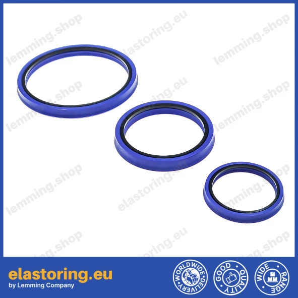 Rod seal 160x180x14,5 A152 PU/NBR/POM Rod seal 160x180x14,5 A152 PU/NBR/POM